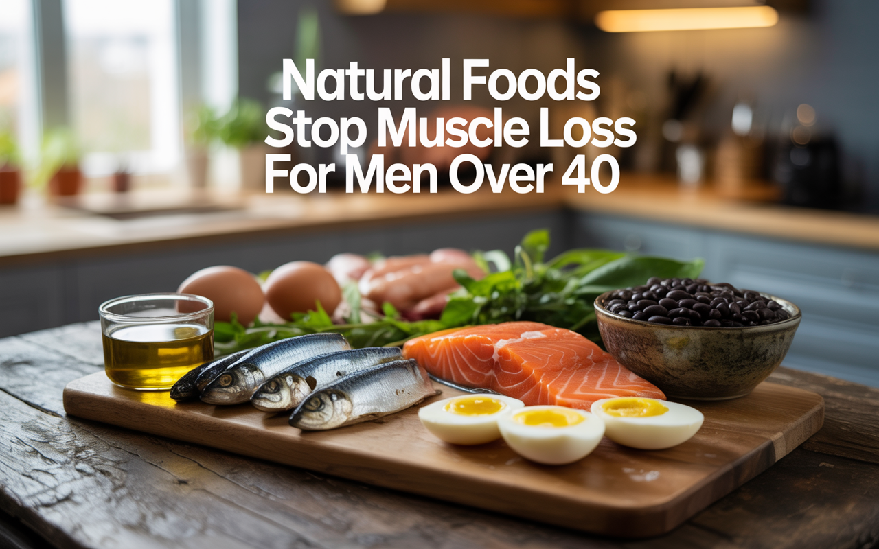 Natural Foods Stop Muscle Loss for Men Over 40